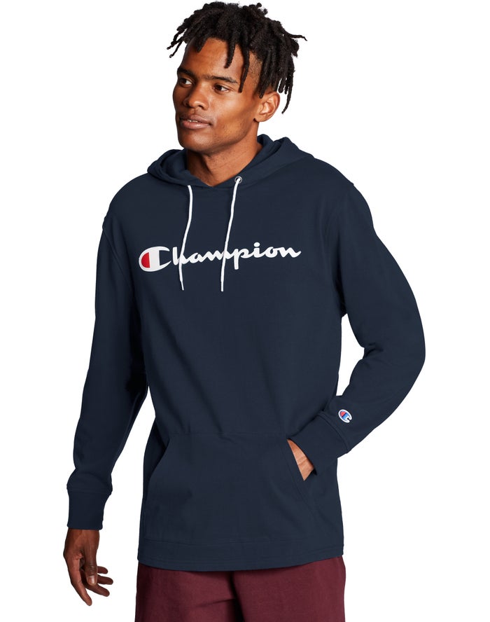 Sudadera Con Capucha Champion Hombre - Middleweight ( Azul Marino ) 0918453-LH